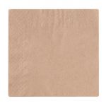 Vegware Recycled Cocktail Napkin Kraft 24x24cm 2ply 1/4 Fold (4000 pack)