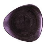 Churchill Stonecast Patina Deep Purple Triangle Plate 229mm (12 Pack)
