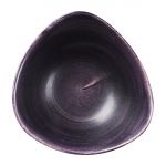 Churchill Stonecast Patina Deep Purple Triangle Bowl 185mm (12 Pack)