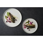 Churchill Bamboo White Walled Plate 210mm (6 Pack)
