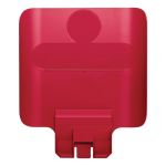 Rubbermaid Slim Jim Recycling Station Billboard Red