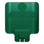 Rubbermaid Slim Jim Recycling Station Billboard Green
