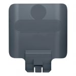 Rubbermaid Slim Jim Recycling Station Billboard Grey