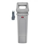 Rubbermaid Slim Jim Recycling Station Starter Kit 87Ltr