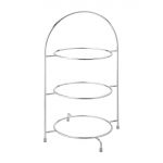 Utopia Chrome Three Tier Cake Stand 270mm