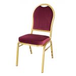 Bolero Regal Banquet Chairs Claret (4 pack)