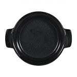Churchill Black Igneous Stoneware Individual Dish 140mm (6 Pack)