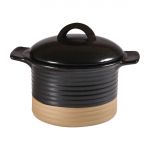 Churchill Black Igneous Cocotte 350ml 12oz (6 Pack)