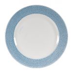 Churchill Isla Footed Plate Ocean Blue 276mm (12 Pack)