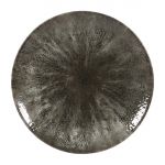 Churchill Stone Quartz Black Evolve Coupe Plates 260mm (12 Pack)