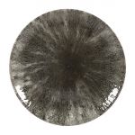 Churchill Stone Quartz Black Evolve Coupe Plates 217mm (12 Pack)