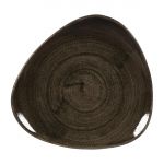 Churchill Stonecast Patina Lotus Plates Iron Black 192mm (Pack of 12)