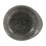 Churchill Raku Round Dish Quartz Black 185mm (Pack of 12)