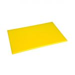 Hygiplas Anti Microbial High Density Yellow Chopping Board