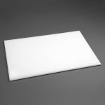 Hygiplas High Density Antibacterial White Chopping Board 455x305x12mm
