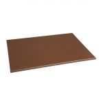 Hygiplas Anti Microbial High Density Brown Chopping Board