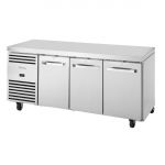 True 3 Door 1/1 GN Counter Fridge TCR1/3-CL-SS-DL-DR-DR