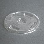 Fiesta Compostable PLA Cold Cup Flat Lids 12oz / 16oz / 20oz (1000 Pack)