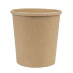 Colpac Recyclable Kraft Microwavable Soup Cups 450ml / 16oz (500 pack)