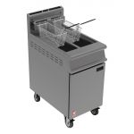 Falcon Dominator Twin Pan, Twin Basket Gas Fryer G3845