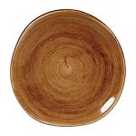 Churchill Stonecast Patina Organic Round Plates Vintage Copper 186mm (Pack of 12)