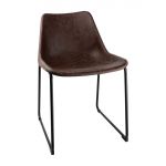Bolero Rodeo Side Chairs Mocha (2 Pack)