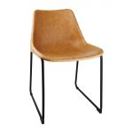 Bolero Rodeo Side Chairs Camel (2 Pack)