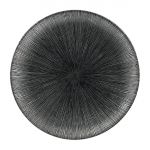 Churchill Studio Prints Agano Coupe Plates Black 260mm (12 Pack)