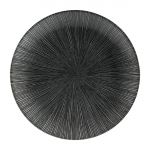 Churchill Studio Prints Agano Coupe Plates Black 217mm (12 Pack)