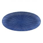 Churchill Studio Prints Agano Oval Chefs Plates Blue 299x 150mm (12 Pack)