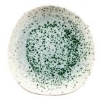 Churchill Studio Prints Mineral Green Centre Print Organic Round Plates 186mm (Pack of 12)