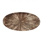 Churchill Studio Prints Stone Chefs Plates Zircon Brown 347 x 173mm (Pack of 6)