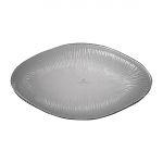 Churchill Bamboo Organic Oval Glass Platter Dusk 295 x 162mm (6 Pack)