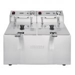 Buffalo Twin Tank Twin Basket 2x5Ltr Countertop Fryer with Timers 2x2.8kW