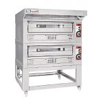 Zanolli EP70 4/MC Double Deck Electric Pizza Oven with Hood