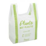Vegware Compostable PLA Carrier Bags Medium (500 pack)
