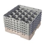 Cambro Camrack Beige 20 Compartments Max Glass Height 257mm