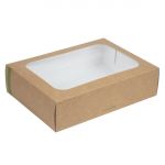 Vegware Compostable Sandwich Platters Box with Insert and Lid (50 Pack)