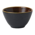 Churchill Super Vitrified Nourish Black Onyx Two Tone Contour Deep Bowl 8oz (Box 12) (Direct)