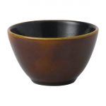 Churchill Super Vitrified Nourish Cinnamon Brown Two Tone Deep Bowls 102mm (12 Pack)