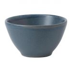 Churchill Super Vitrified Nourish Oslo Blue Contour Dip Pot 4oz (Box 12) (Direct)