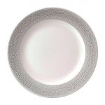 Churchill Isla Spinwash Profile Footed Plates Shale Grey 260mm (12 Pack)