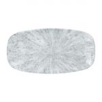 Churchill Stone Pearl Grey Chefs Oblong Plate 13 7/8X7 3/8