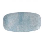 Churchill Med Tiles Oblong Plates Aquamarine 352x187mm (6 Pack)