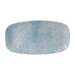 Churchill Med Tiles Oblong Plates Aquamarine 352x187mm (Pack of 6)