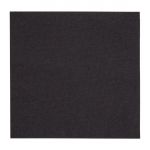 Fiesta Recyclable Lunch Napkin Black 33x33cm 2ply 1/4 Fold (2000 Pack)