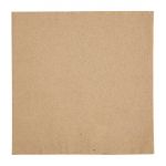 Fiesta Recyclable Recycled Dinner Napkin Kraft 40x40cm 2ply 1/4 Fold (2000 Pack)