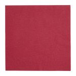 Fiesta Recyclable Dinner Napkin Bordeaux 40x40cm 3ply 1/4 Fold (Pack of 1000)