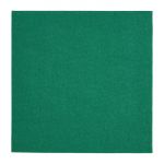 Fiesta Recyclable Dinner Napkin Dark Green 40x40cm 3ply 1/4 Fold (1000 Pack)