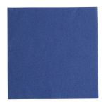 Fiesta Recyclable Dinner Napkin Dark Blue 40x40cm 3ply 1/4 Fold (1000 Pack)